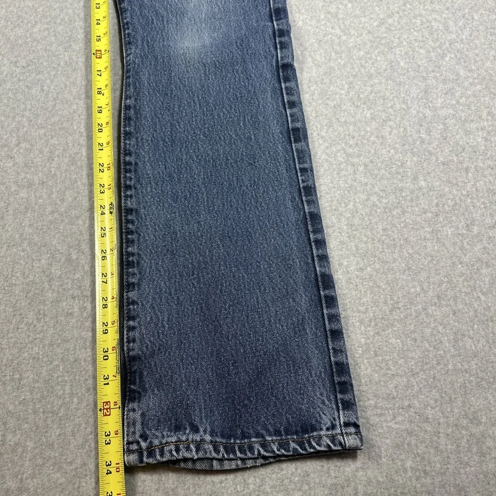 Levis 517 Bootcut Denim Jeans Men's 32x34 Blue Medium Wash Fade